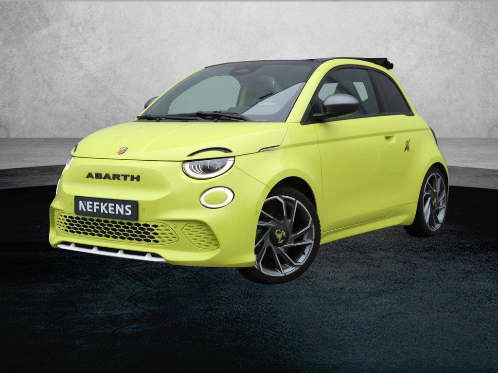 Abarth 500C 42 kWh 155pk Cabrio | Alcantara interieur | Navi, Auto's, Abarth, Bedrijf, Te koop, ABS, Airbags, Alarm, Android Auto