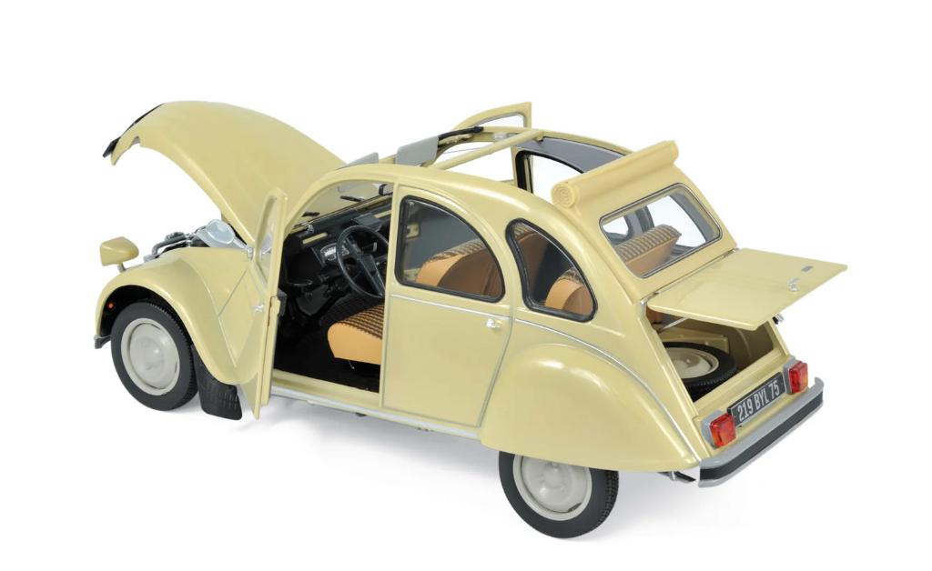 Citroen 2CV '78 Gazelle Beige 1/18 LIM. ED NOREV ref: 181489, Hobby en Vrije tijd, Modelauto's | 1:18, Verzenden, Nieuw, Norev