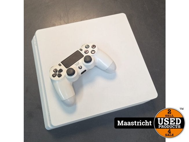 Sony - Playstation 4 Slim - Wit - 500GB - Goede Staat, Spelcomputers en Games, Spelcomputers | Sony PlayStation 4, Sony, Zo goed als nieuw