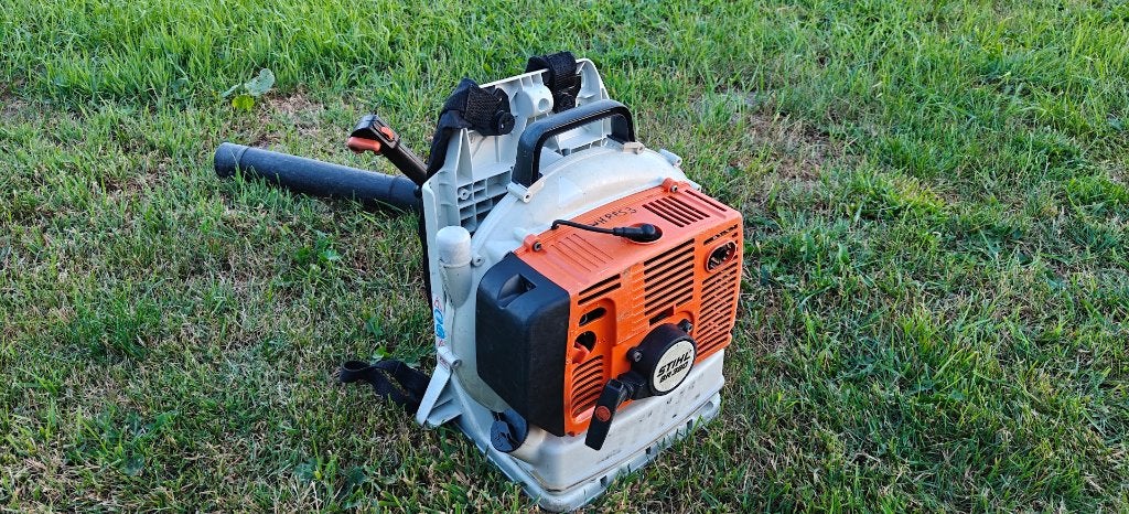 Stihl BR 380 Bladblazer, Ophalen, Gebruikt, Ruggedragen, Stihl