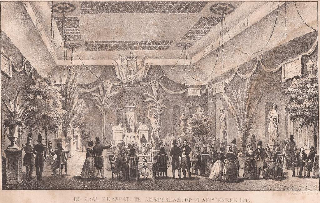 De zaal Frascati te Amsterdam, op 10 september 1845, Ophalen, Dagelijks leven, 1800 - 1899, Origineel