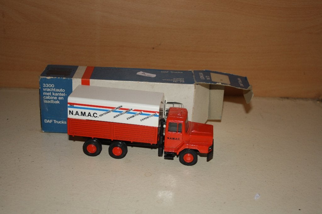 Lion car Daf torpedo NAMAC, Ophalen of Verzenden, Zo goed als nieuw, Bus of Vrachtwagen, Lion Toys