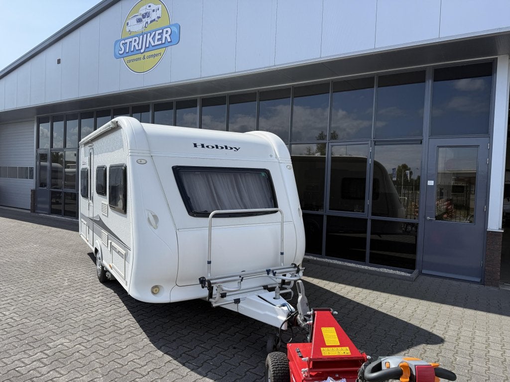 Hobby Excellent 455 UF Bed 210cm Rondzit Tent Bovag 2025 !!, Caravans en Kamperen, Standaardzit, Hobby, Dwarsbed, Bedrijf