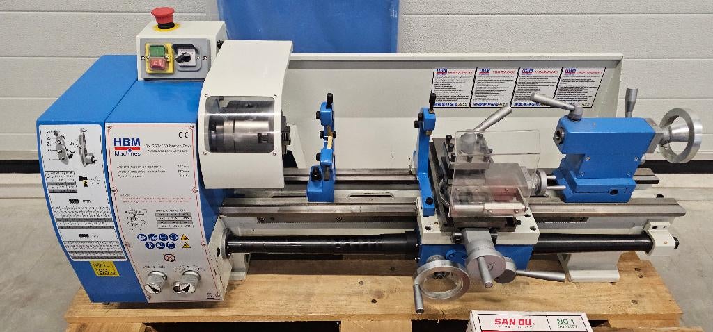 HBM metaaldraaibank 250 x 550 Norton - 230 Volt, Ophalen of Verzenden, Zo goed als nieuw, Metaaldraaibank, 500 tot 1000 mm
