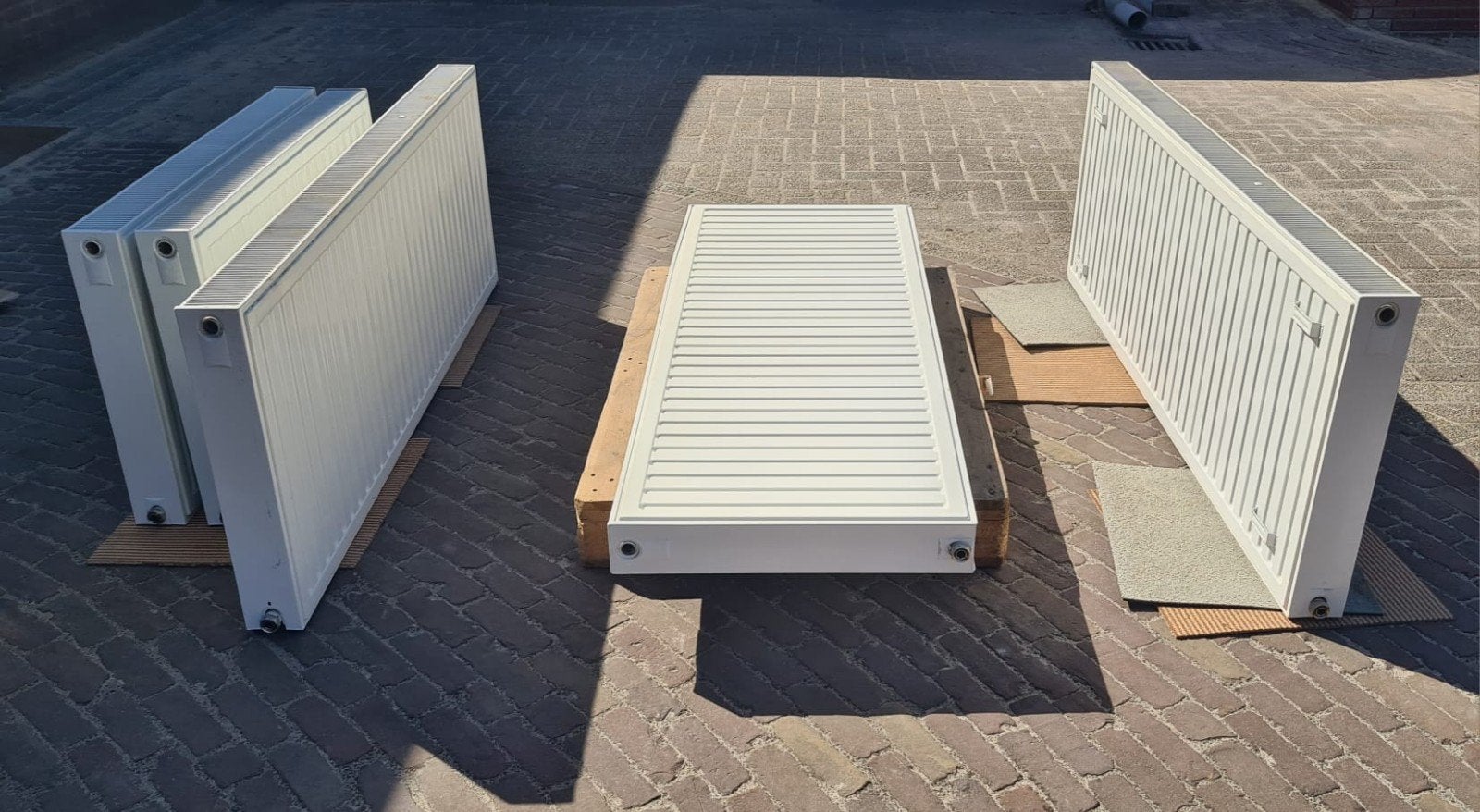 Radson radiatoren type 22. 60x105cm en 60x165cm, 30 tot 80 cm, Gebruikt, Radiator, 150 cm of meer