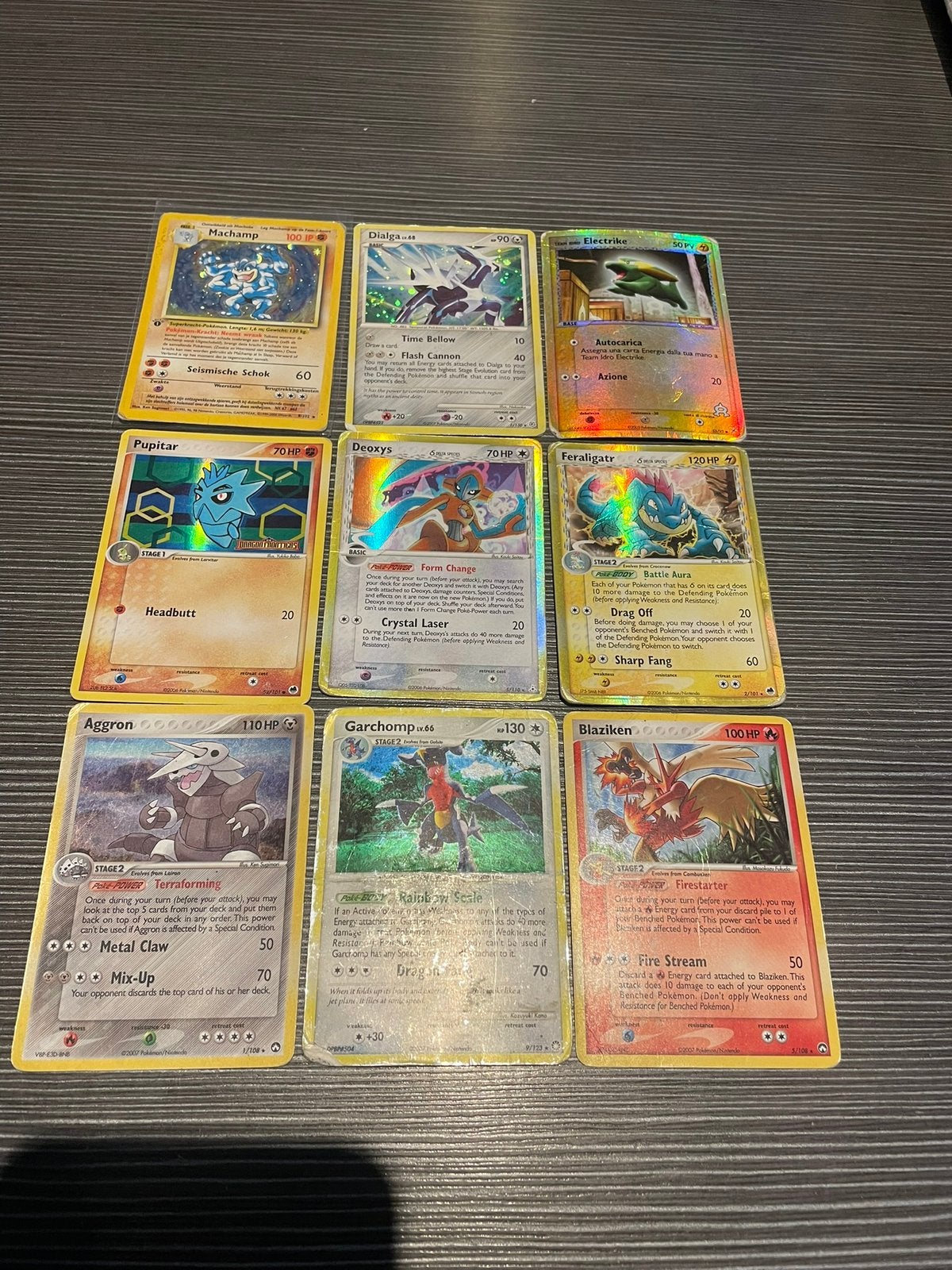 Oude pokemon hits, Verzenden, Zo goed als nieuw, Meerdere kaarten