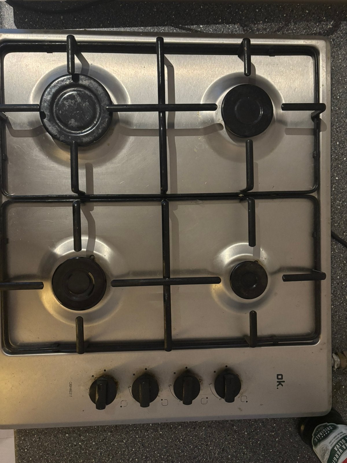 Gaskookstel vrijstaand 4 pits, Witgoed en Apparatuur, Kookplaten, Ophalen, 4 kookzones, Zo goed als nieuw, Gas