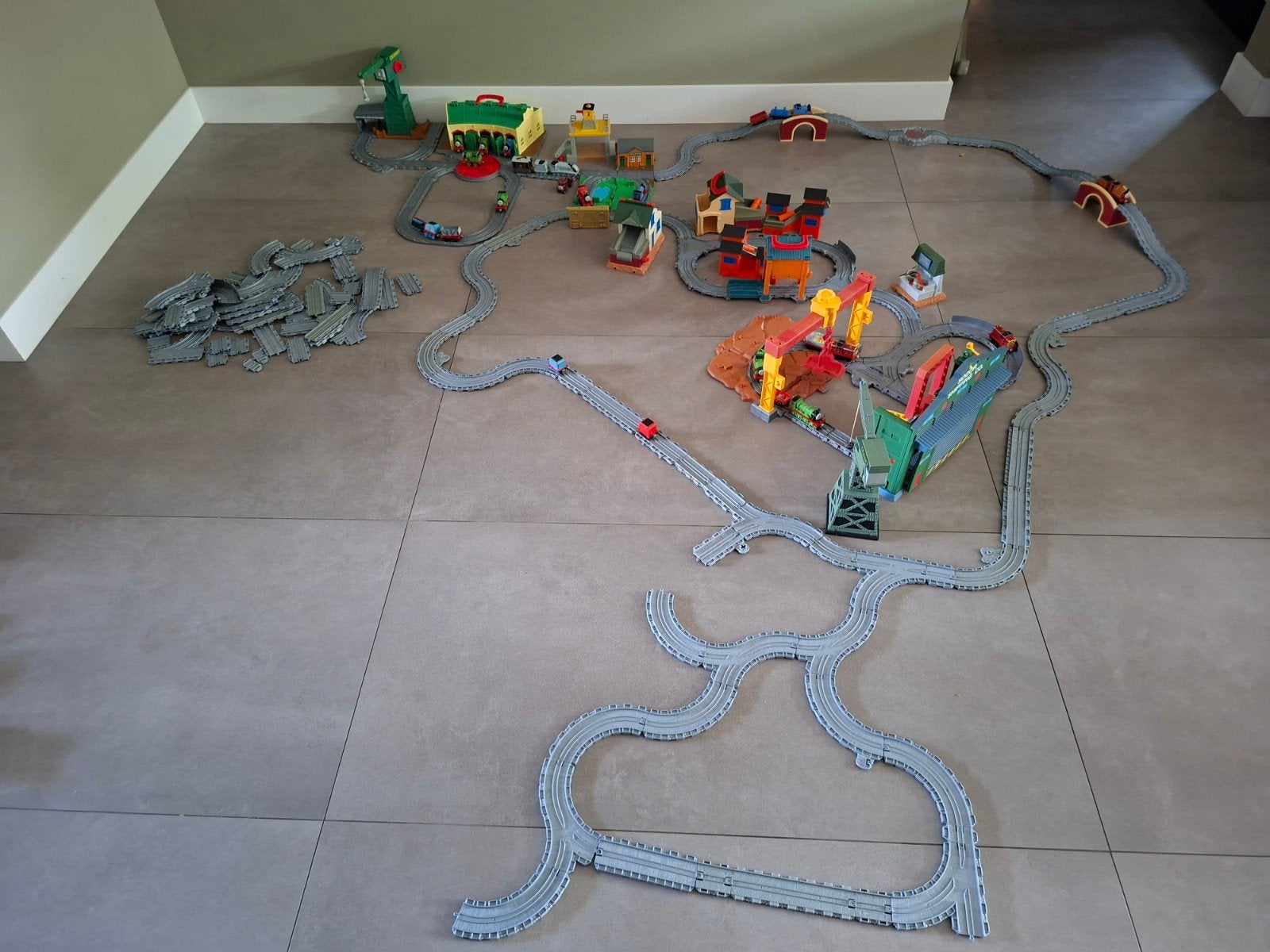 collectie Thomas de Trein: met metalen treintjes, Kinderen en Baby's, Speelgoed | Thomas de Trein, Ophalen of Verzenden, Gebruikt