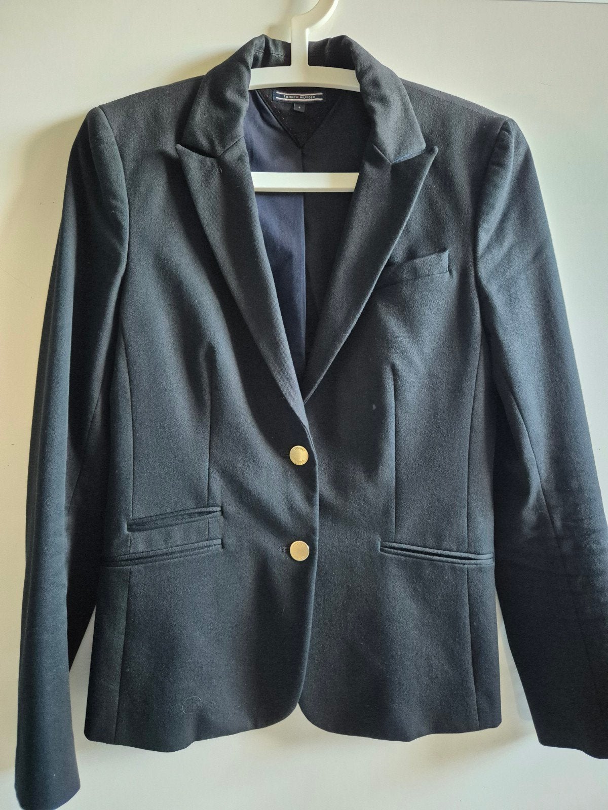 Tommy Hilfiger Blazer - Maat 36 (S), Zwart, Ophalen of Verzenden, Zo goed als nieuw, Jasje