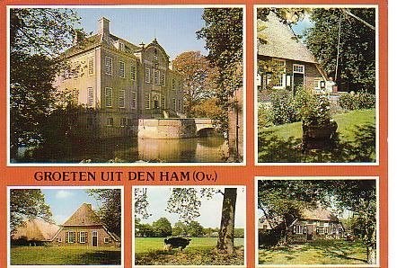 Ansichtkaart 	Den Ham	5-luik, Verzenden, 1980 tot heden, Gelopen, Overijssel
