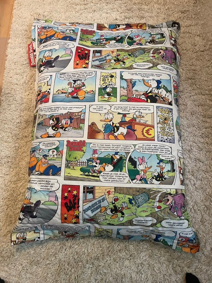 Donald Duck Zitzak - Zo goed als nieuw, Huis en Inrichting, Ophalen, Zo goed als nieuw, Meerkleurig, Zitzak