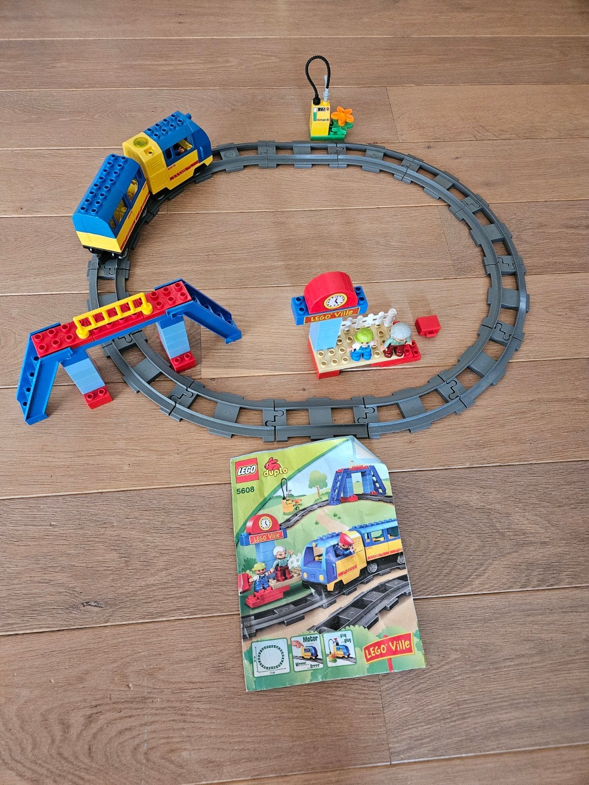 Lego Duplo trein set 5608, Compleet, Gebruikt, Overige thema's, Ophalen of Verzenden
