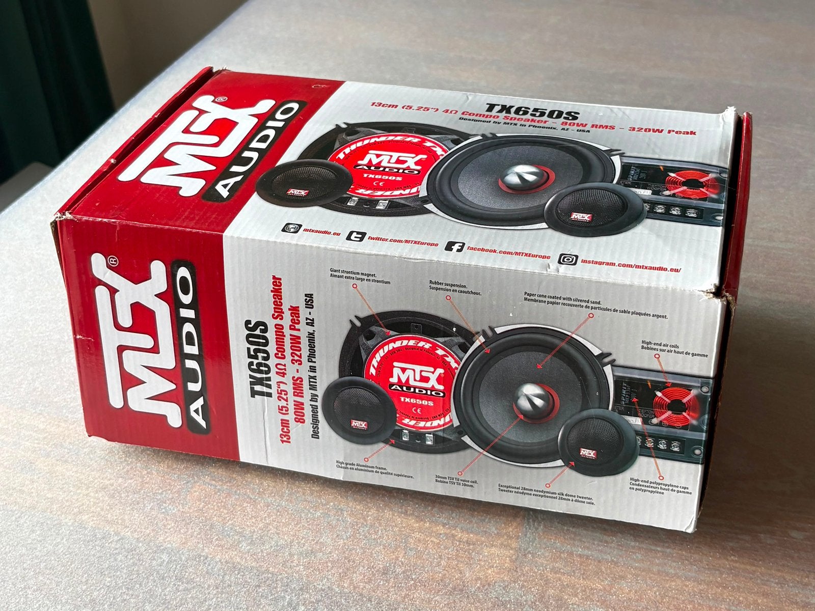 Auto speakers, MTX, Auto diversen, Autospeakers, Ophalen, Zo goed als nieuw