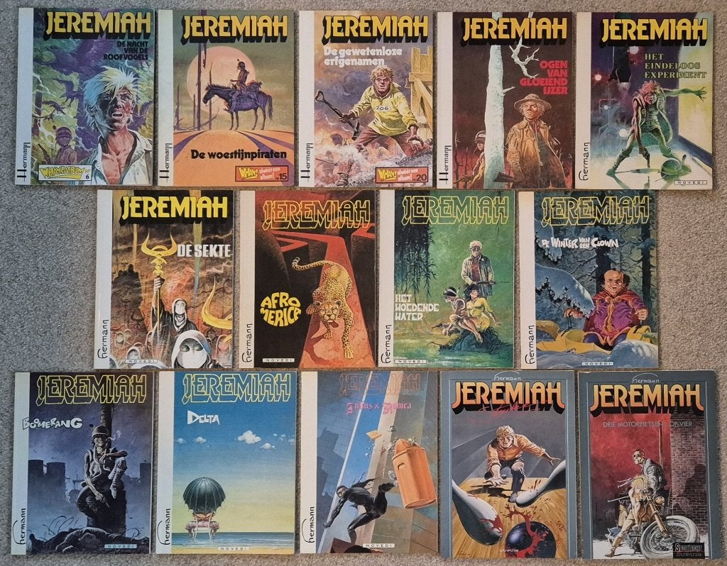 Jeremiah - 14 albums - softcover - in 1 koop - HERMANN, Ophalen of Verzenden, Zo goed als nieuw, Meerdere stripboeken, Hermann Huppen (HERMANN)