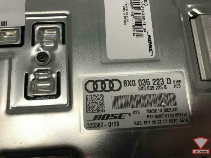 audi a1 q3 2017 bose versterker 8x0035223d, Gebruikt, AUDI AG, Auto-Union-Strasse 1
85045  Ingolstadt, DE, Kundenbetreuung@audi.de