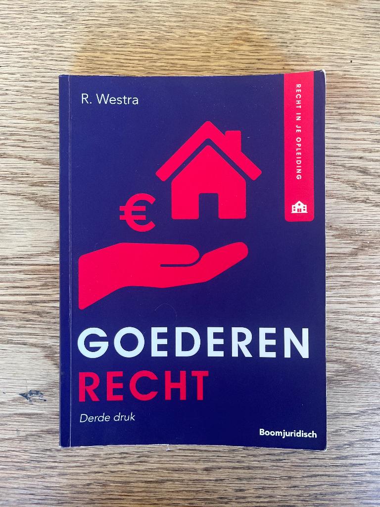 Goederenrecht R. Westra, Gelezen, Verzenden, HBO, Robert Westra