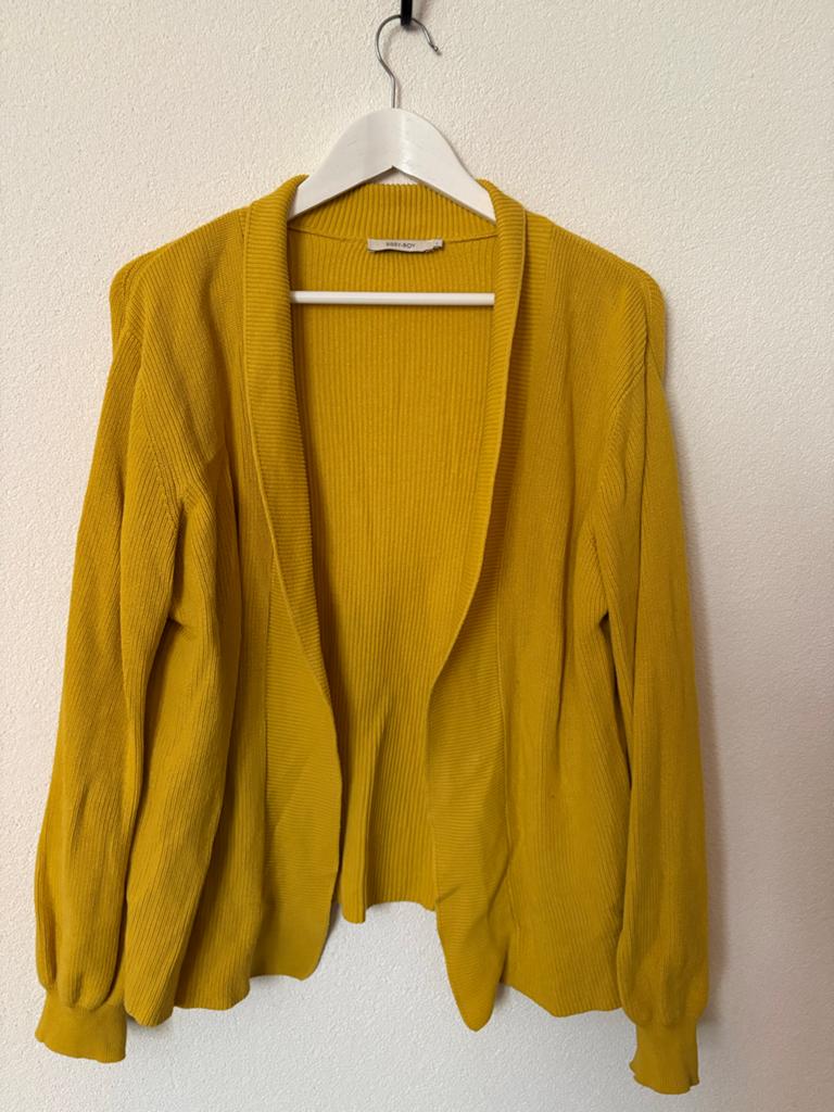 Okergeel vest van Sissy Boy - Maat L, Ophalen of Verzenden, Gedragen, Maat 42/44 (L), Geel