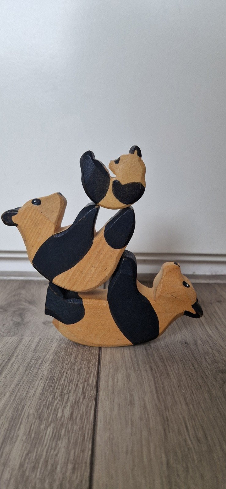 Houten Panda Stapelspel - ostheimer brandmerk, Ophalen of Verzenden, Gebruikt, Overige typen