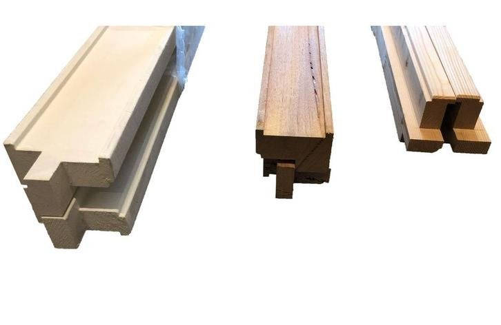 Kozijn - Eiken, Hardhout, Vuren, Grenen - Opdek/Stomp