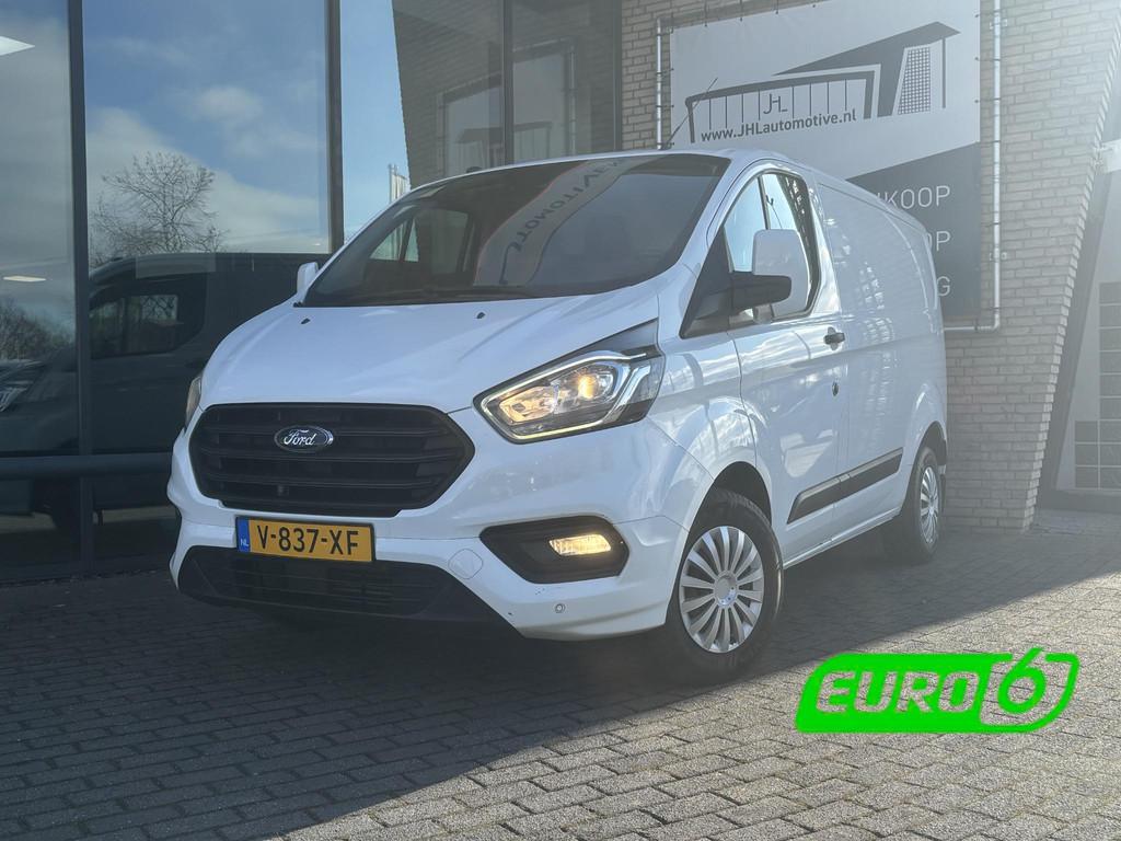 Ford Transit Custom 2.0 L1H1*A/C*CRUISE*NAVI*CAMERA*3PERS.*T, Auto's, Voorwielaandrijving, Stof, Gebruikt, Euro 6