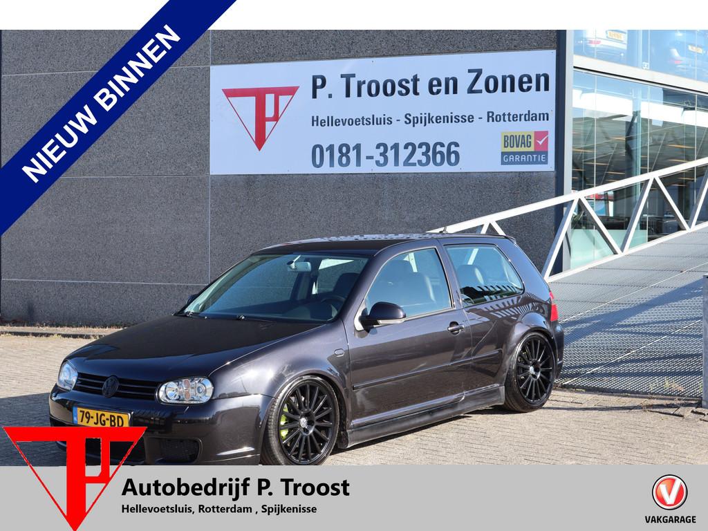 Volkswagen Golf 2.8 V6 4Motion UNIEK! Airride! Milltek uitla, Auto's, Volkswagen, Stoelverwarming, Gebruikt, Zwart, 700 kg