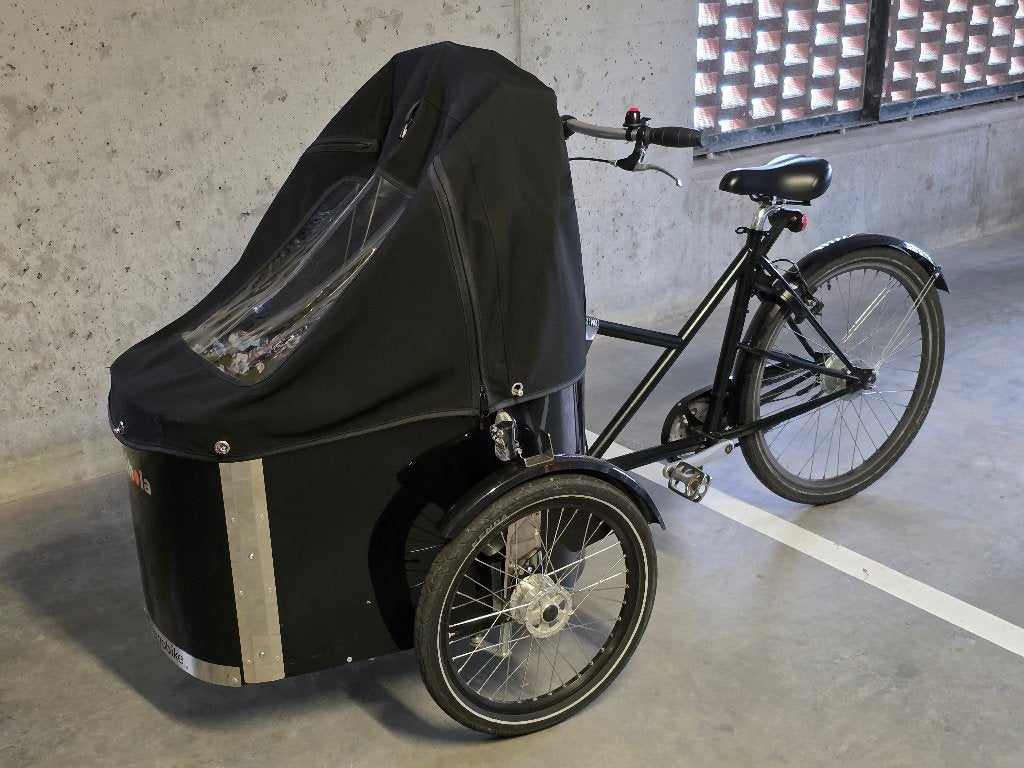 Nihola Family cargo bike bakfiets – perfect condition, Fietsen en Brommers, Zo goed als nieuw, 2 kinderen, Huif, Ophalen