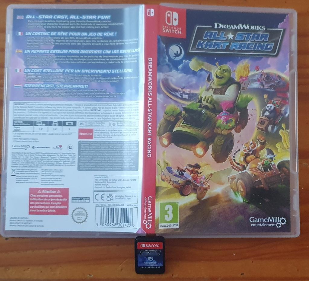 Nintendo Switch Dreamworks All Star Kart Racing, Spelcomputers en Games, Spelcomputers | Nintendo Switch, Zo goed als nieuw, Switch Original