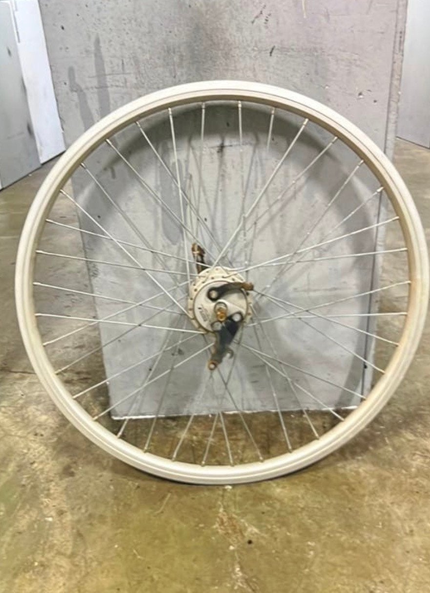achterwiel 28 inch met 3 versnellingen, Fietsen en Brommers, Fietsonderdelen, Gebruikt, Aluminium, Stadsfiets, Ophalen