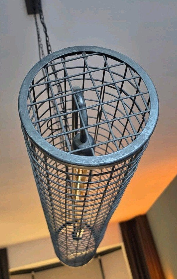 Industriële hanglamp met Edison gloeilampen, Ophalen