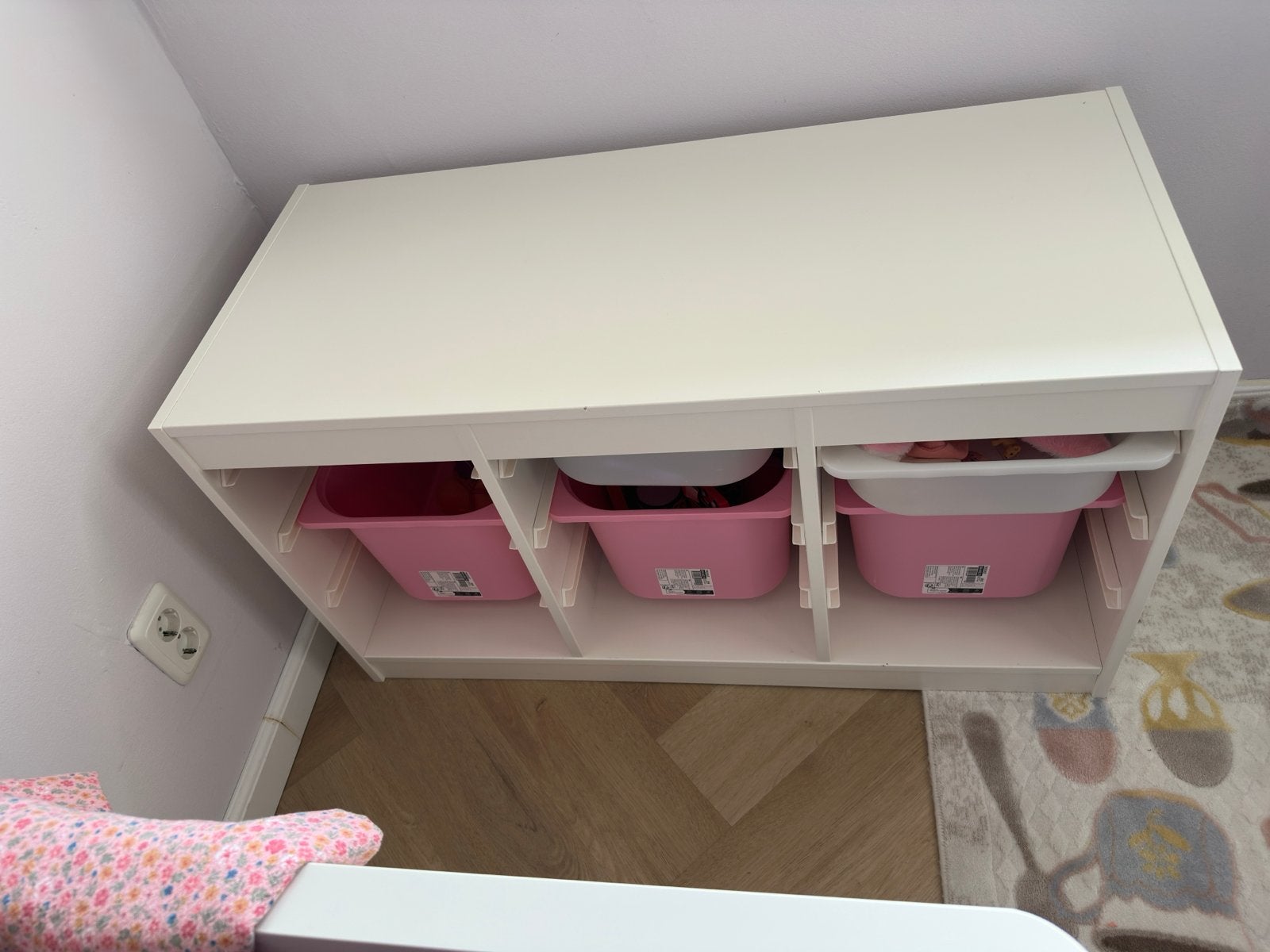 IKEA TROFAST Speelgoedkast met 6 opbergbakken, Ophalen, Zo goed als nieuw, Jongen of Meisje