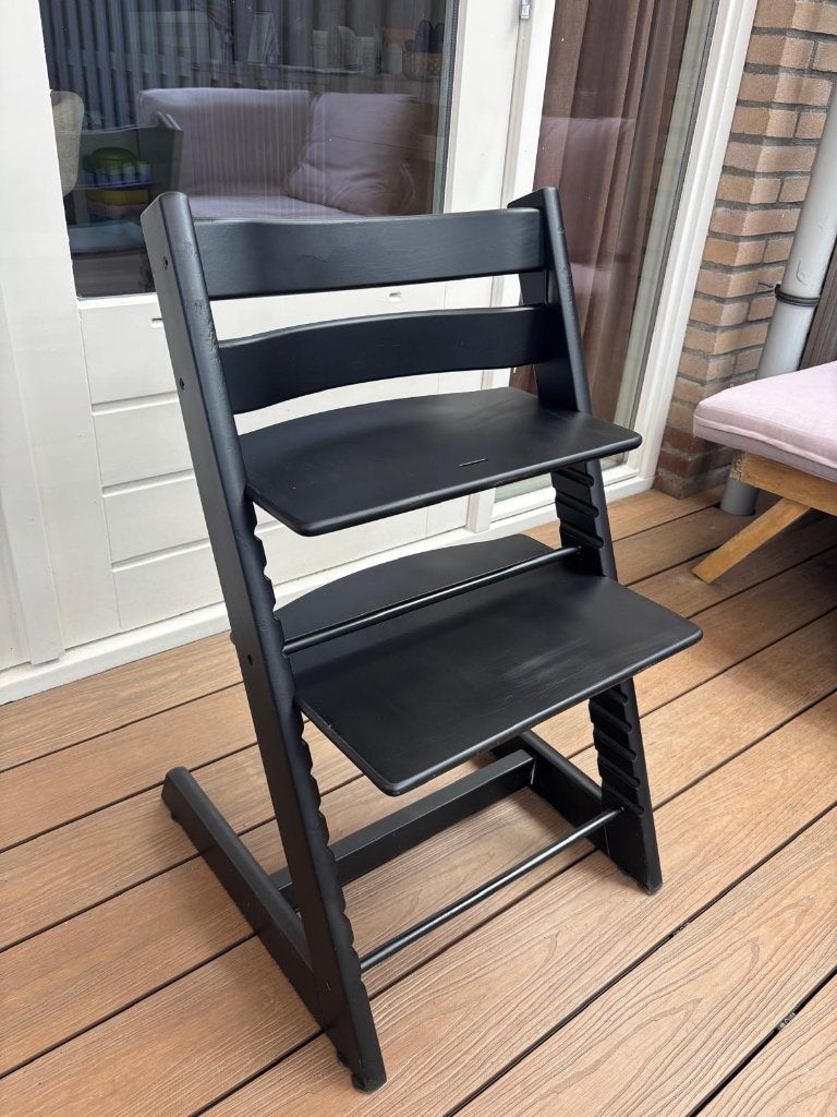 Tripp Trapp stokke stoel (nieuw model), Ophalen, Gebruikt, Meegroeistoel