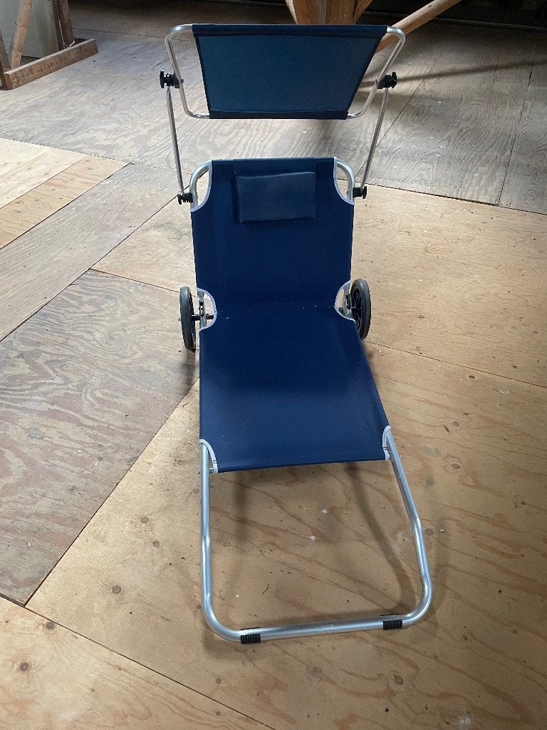 Strandstoel, Ophalen, Zo goed als nieuw, Campingstoel