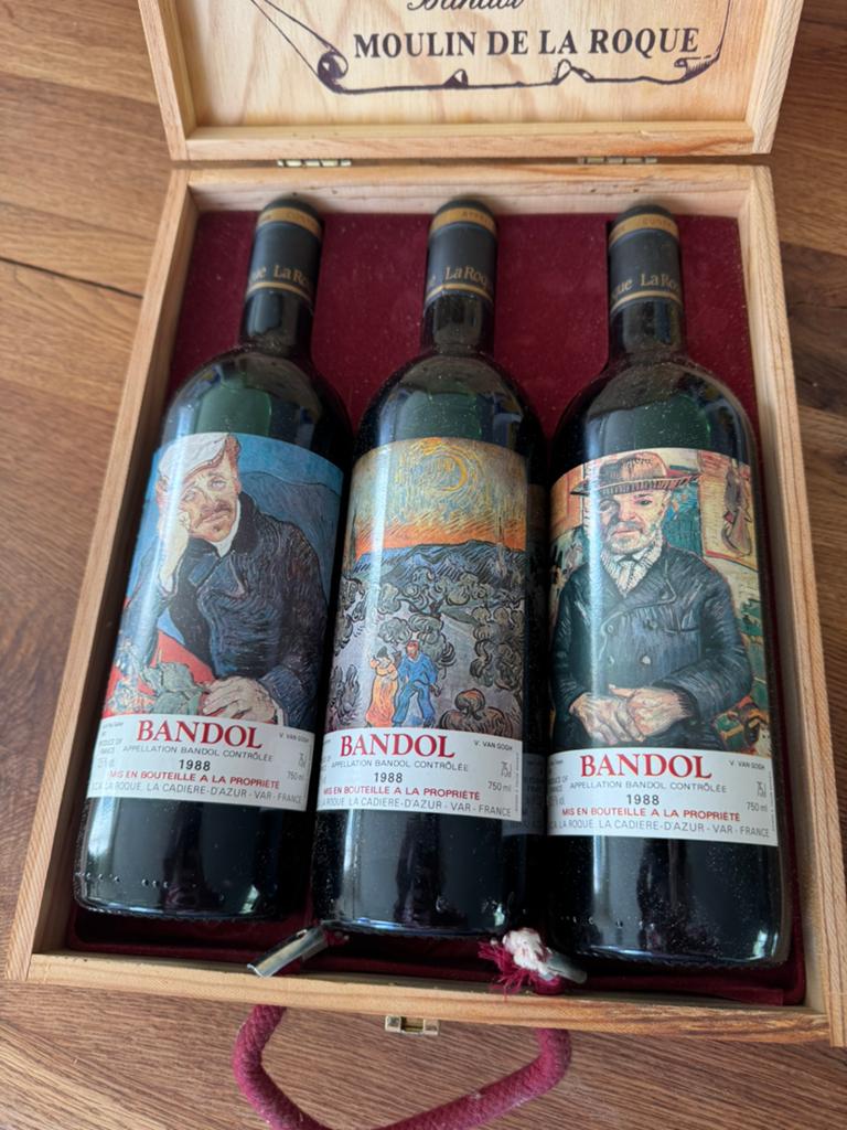 Bandol Vincent van Gogh 1988, Verzamelen, Wijnen, Nieuw, Rode wijn, Frankrijk, Vol, Ophalen