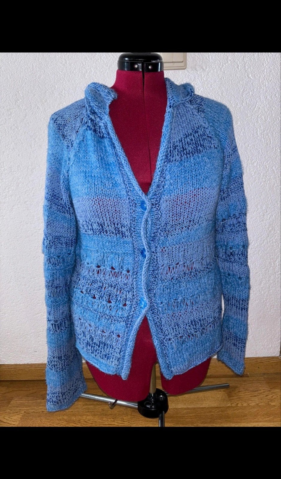nieuw vest handgemaakt Lana grossa, Maat 38/40 (M), Blauw, Lana grossa, Nieuw