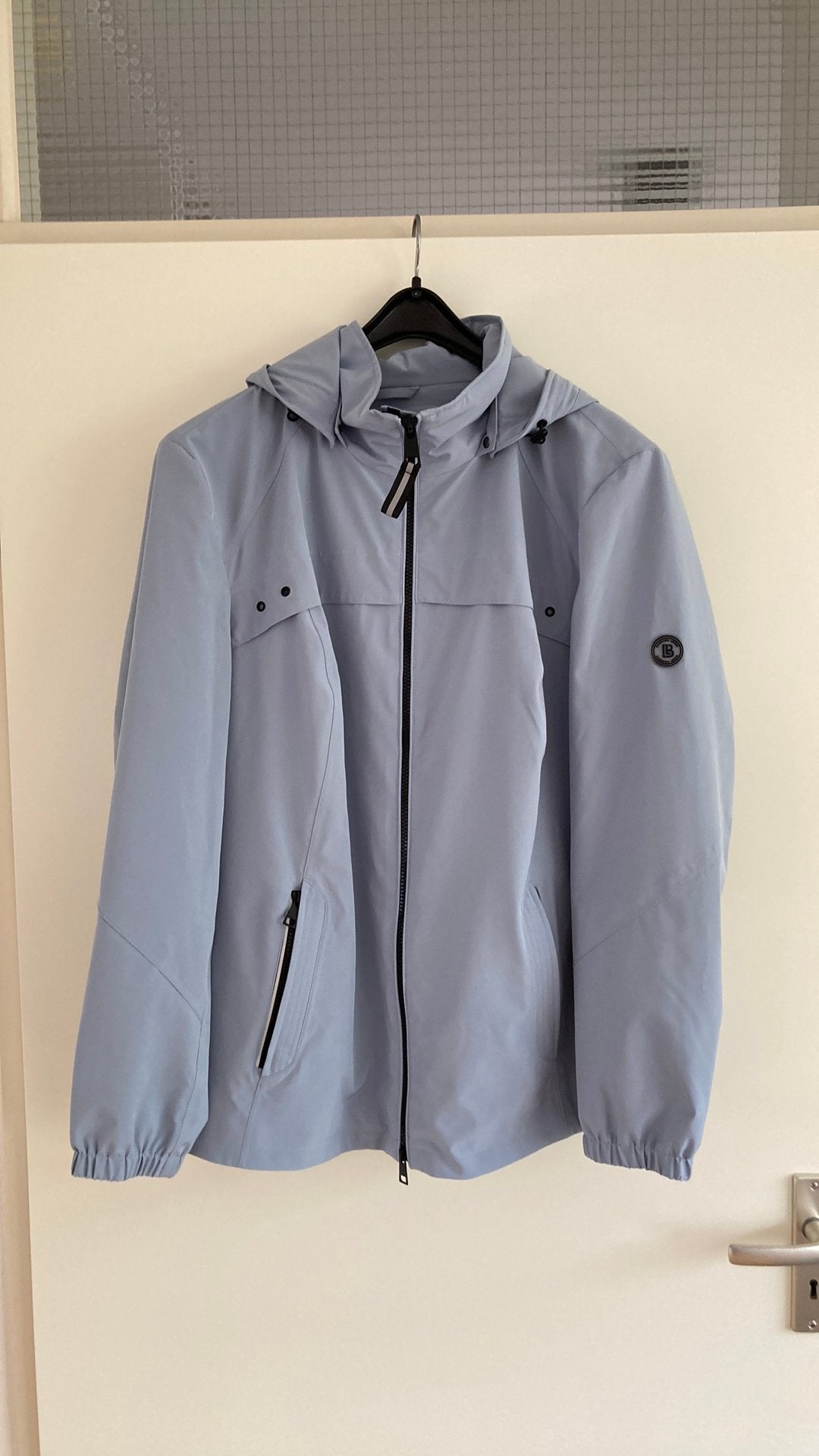 Barbara Lebek damesjas, Kleding | Dames, Ophalen, Zo goed als nieuw, Maat 46/48 (XL) of groter, Blauw