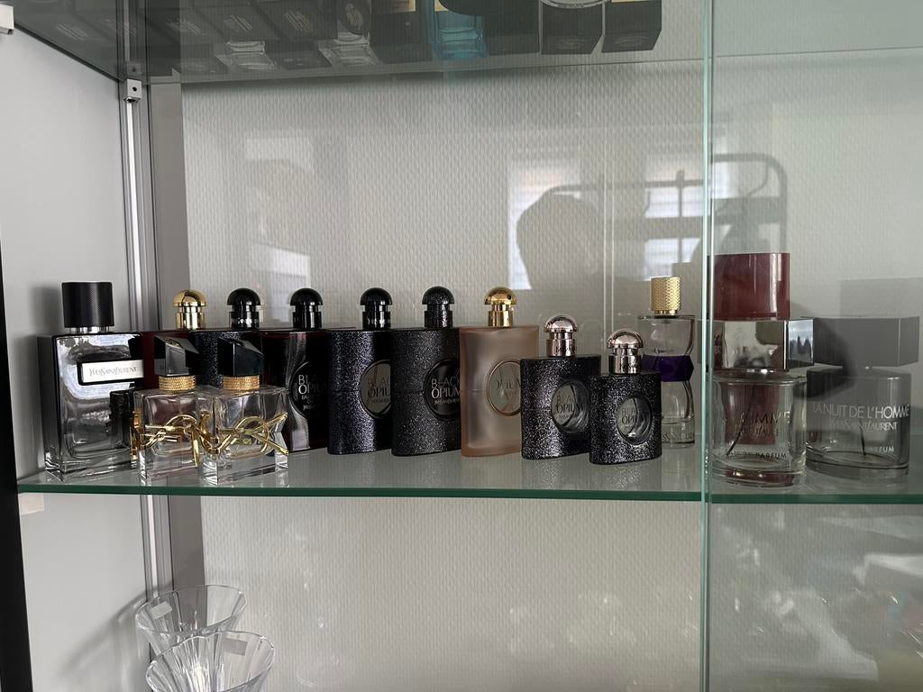 YSL Opium parfumflessen LEEG, Verzamelen, Parfumverzamelingen, Ophalen of Verzenden, Zo goed als nieuw, Parfumfles