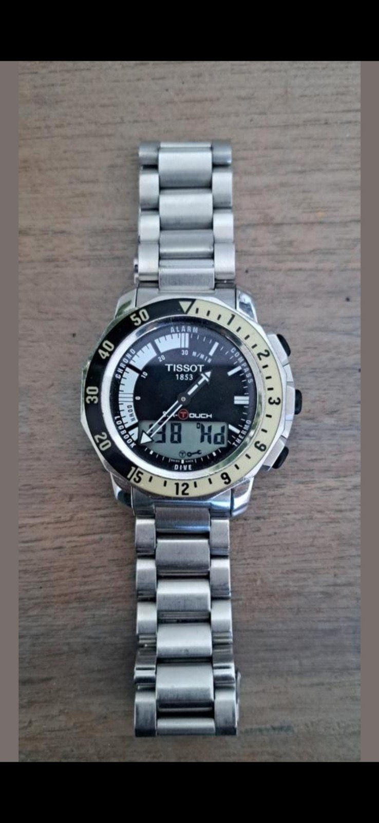 Tissot Sea-Touch duikhorlog

. Dit quartz horloge heeft een, Ophalen of Verzenden, Zo goed als nieuw, Overige merken