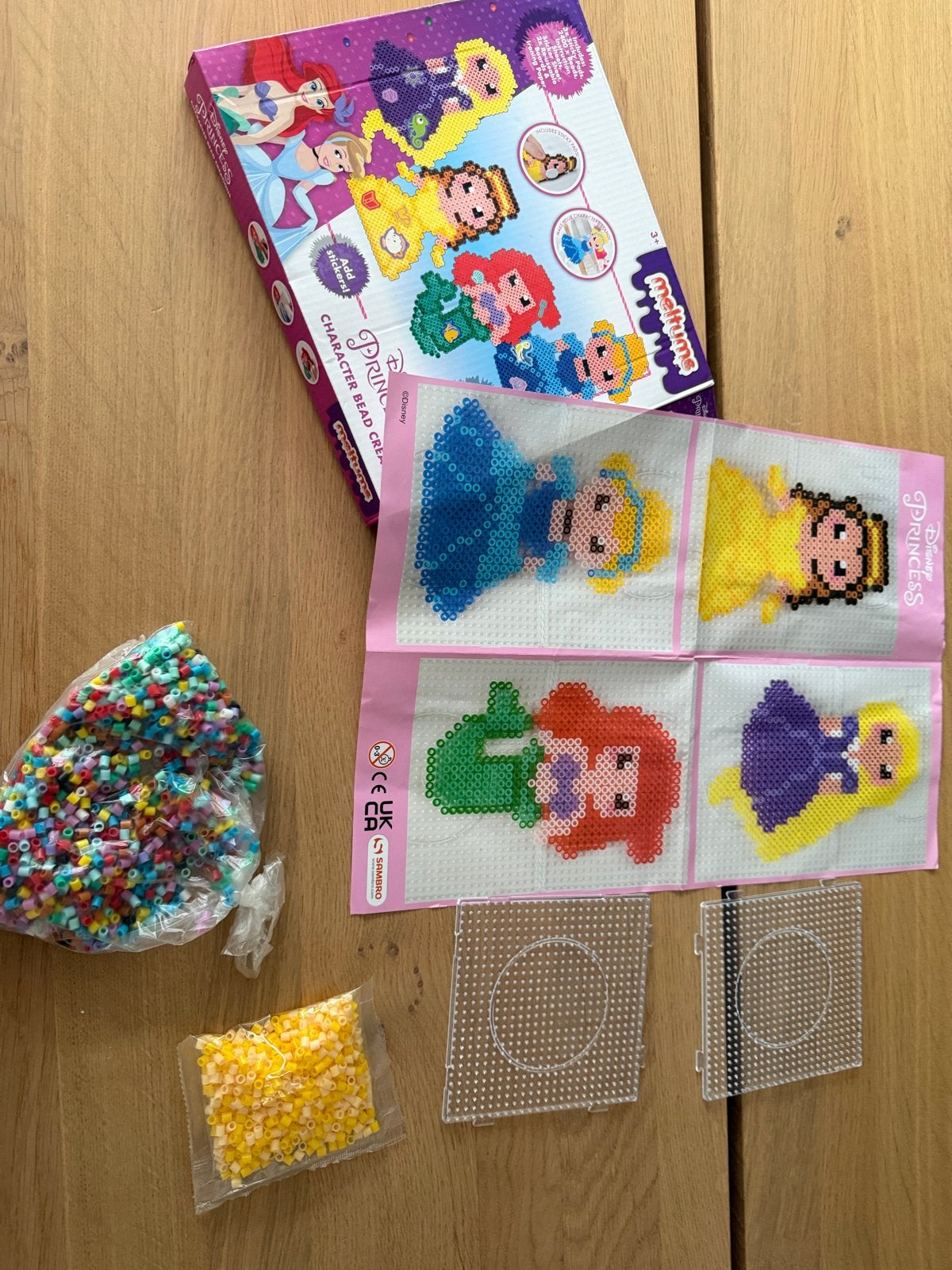 Meltums Disney Princess Strijkkralen Set - Knutselen, Ophalen of Verzenden, Zo goed als nieuw, Knutselen