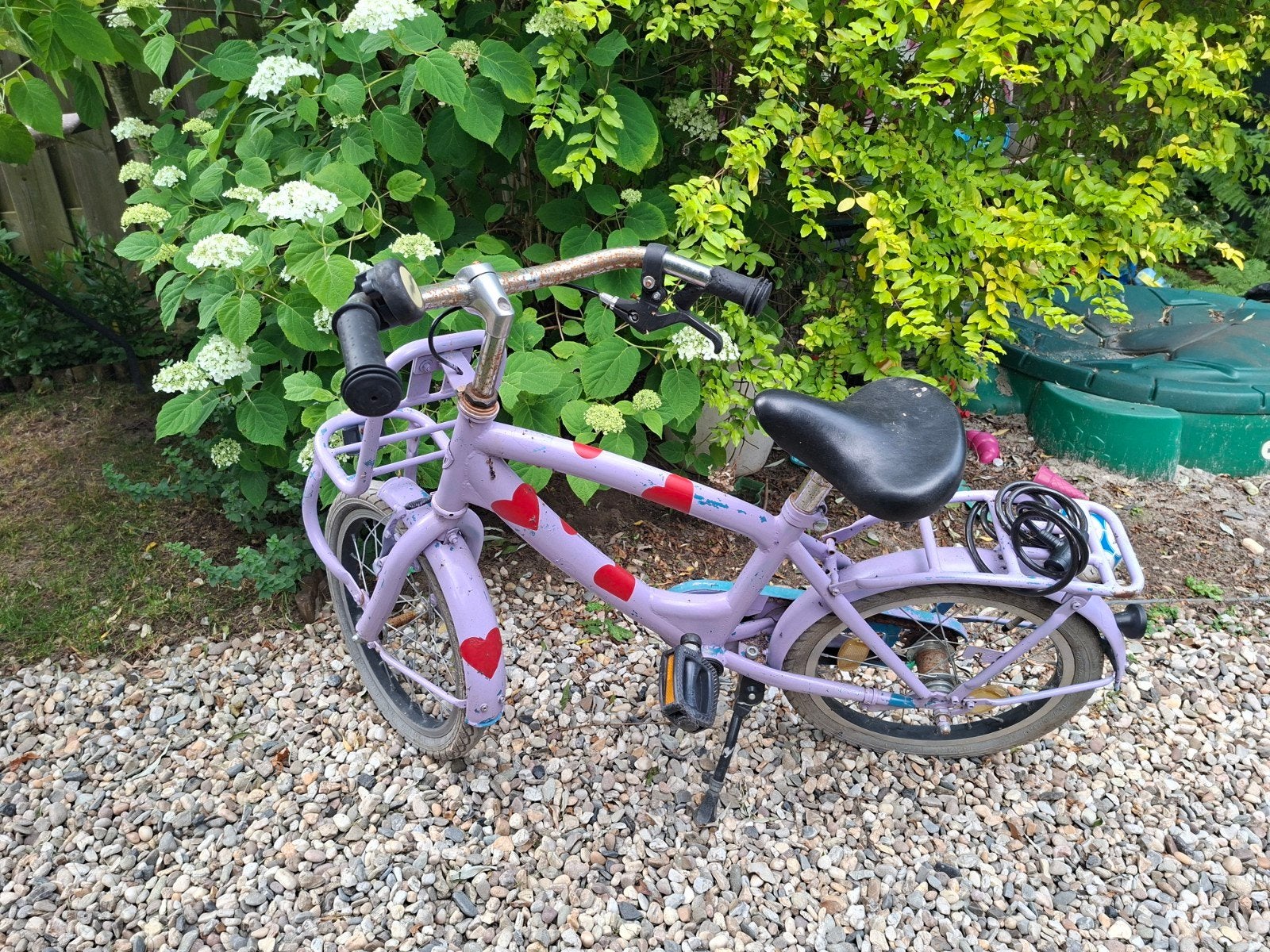 Meisjes fiets, Fietsen en Brommers, Ophalen, Gebruikt, 16 inch