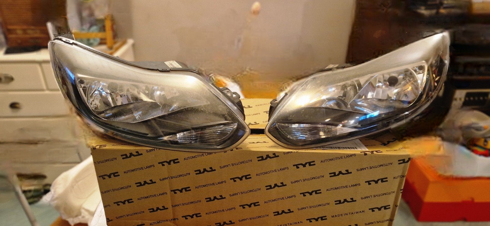 Ford Focus MK3 (2013) OEM Koplampen Set - Gebruikt, Auto-onderdelen, Ophalen of Verzenden, Gebruikt, Ford