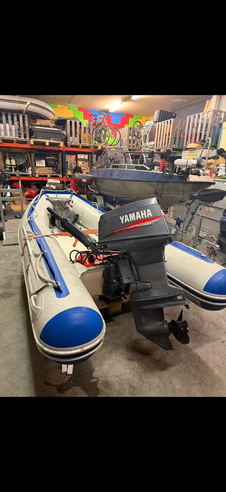 Lodestar 330 yamaha 50 pk autolube, Watersport en Boten, Rubberboten, Zo goed als nieuw, Lodestar, Buitenboordmotor, Ophalen
