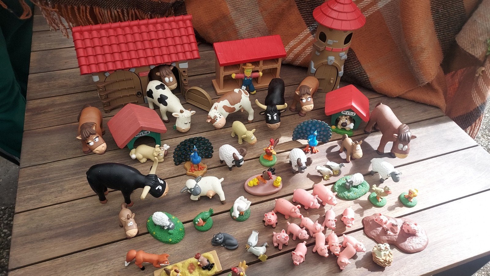 Grote boerderij speelset met dieren en accessoires, Ophalen of Verzenden, Gebruikt, Jongen of Meisje