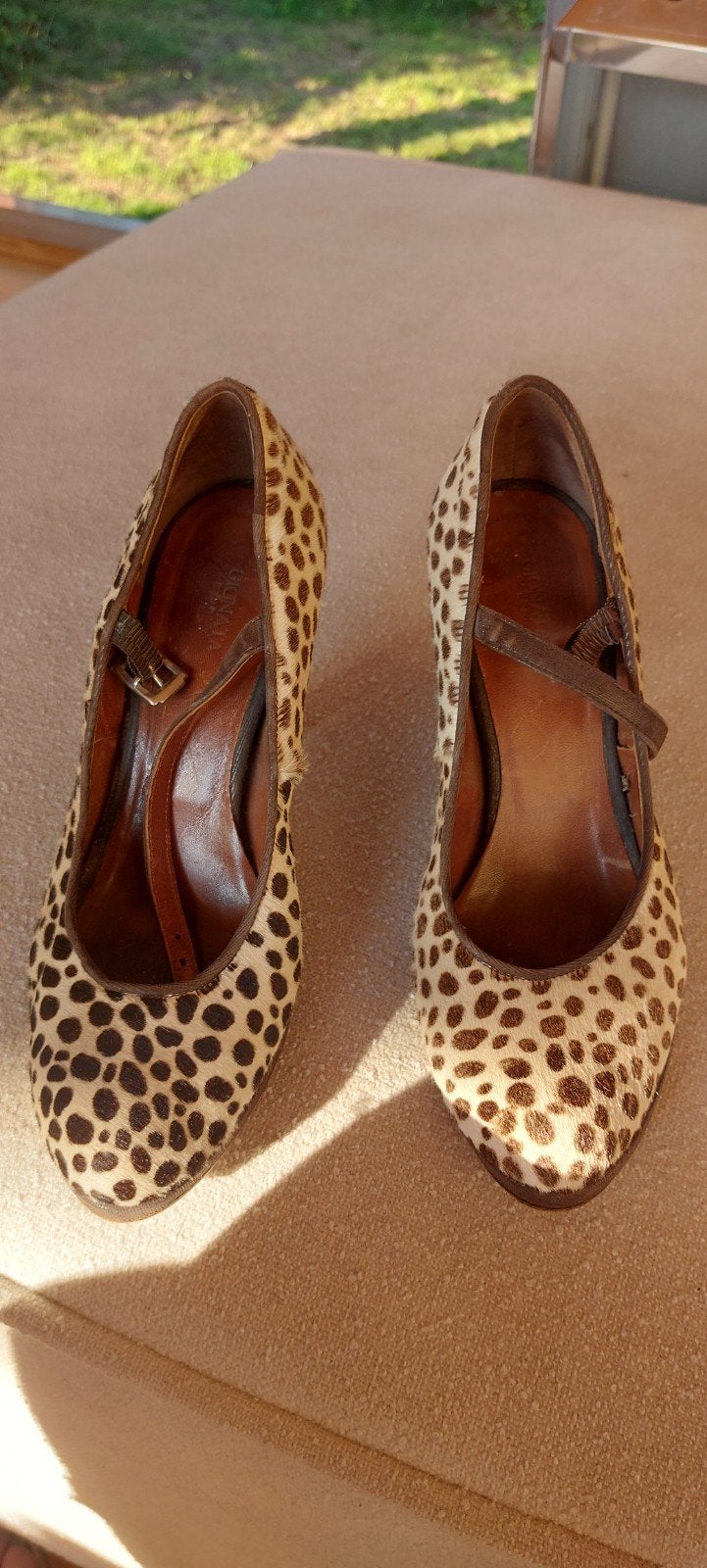 Gionata Pumps met Luipaardprint - Maat 38, Pumps, Overige kleuren, Ophalen of Verzenden, Gedragen