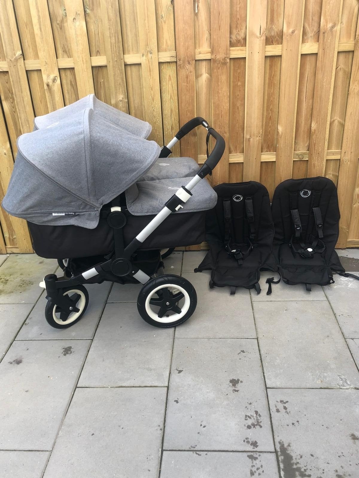 bugaboo Donkey twin compleet kinderwagen, Gebruikt, Ophalen, Kinderwagen, Duowagen