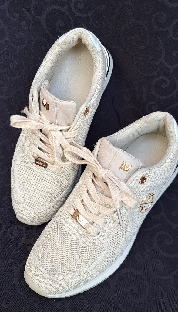 Mexx sneakers beige maat 40, Ophalen, Mexx, Beige, Sneakers of Gympen