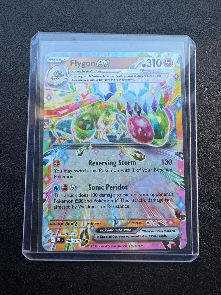 Flygon Ex | 106/191 SSP, Hobby en Vrije tijd, Verzamelkaartspellen | Pokémon, Nieuw, Ophalen of Verzenden