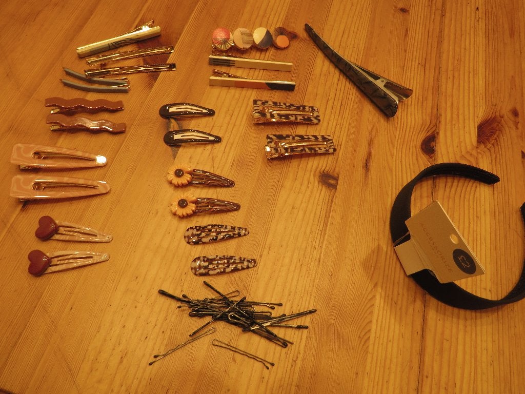 diverse haar spelden versiersels, Ophalen of Verzenden, Zo goed als nieuw, Haarspeld