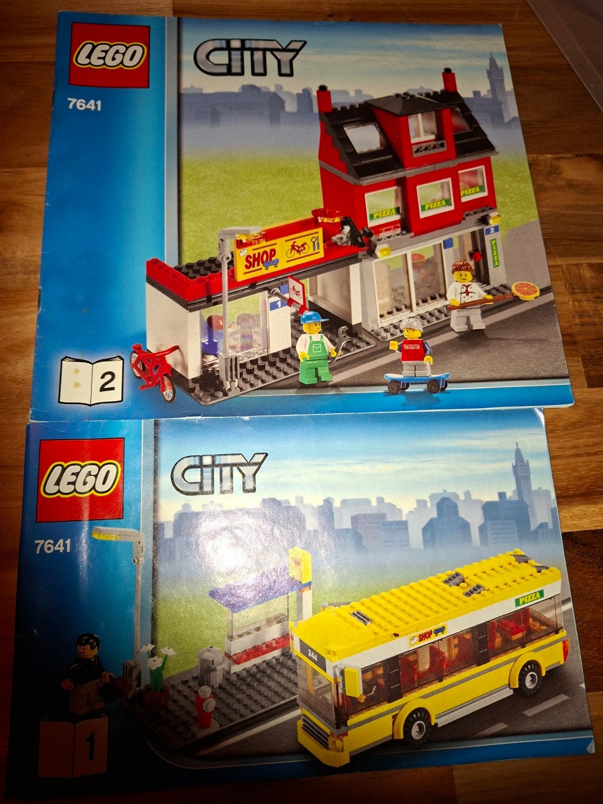 lego 7641 pizzahuis met bus + bushalte, Lego, Ophalen of Verzenden, Inclusief instructies, City