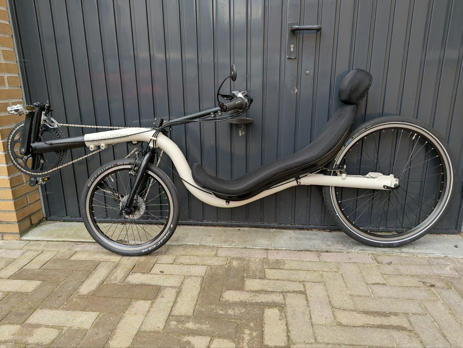 Raptobike lowracer, Fietsen en Brommers, Fietsen | Ligfietsen, Velgrem, Ophalen, Overige merken, Zo goed als nieuw