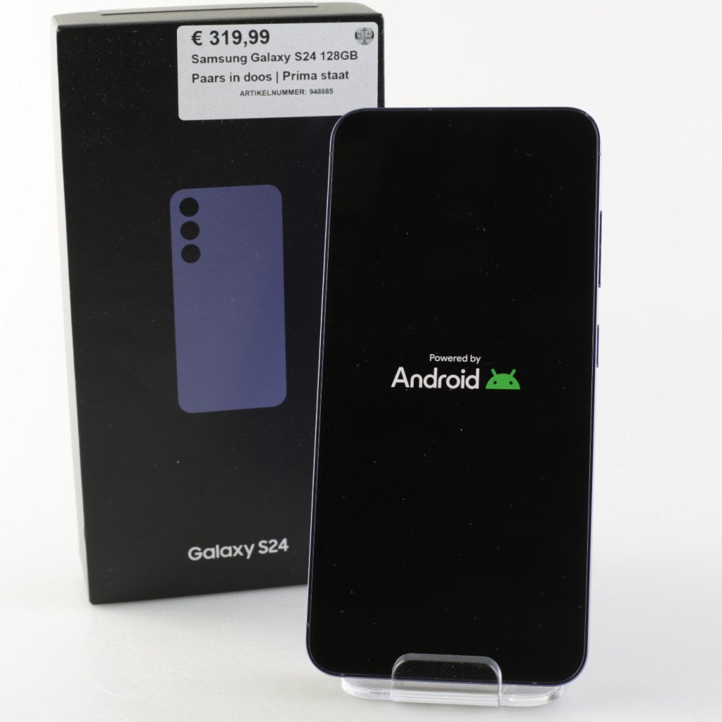 Foto 2 van Samsung Galaxy S24 128GB Paars in doos | Prima staat